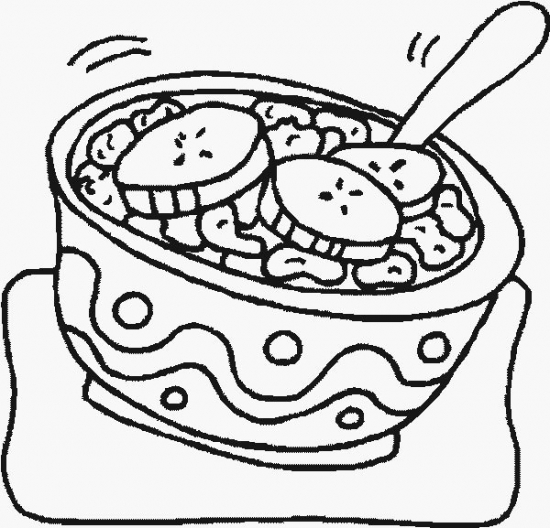 Food Cereal Coloring Pages, Cereal Coloring Pages 550x528 Food Cereal Coloring Pages, Cereal Coloring Pages