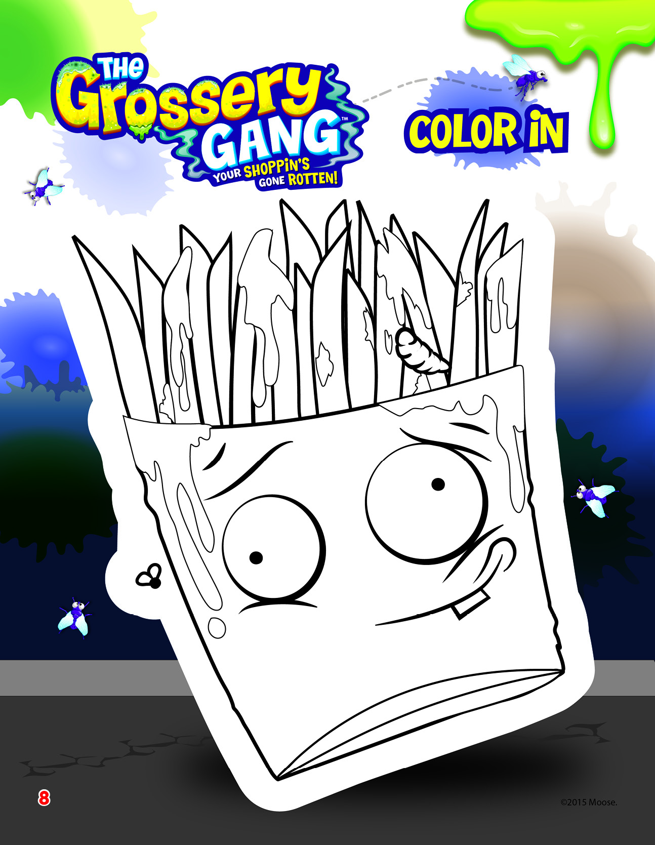 Proven Grossery Gang Coloring Pages Image Fung 1294x1669 Proven Grossery Gang Coloring Pages Image Fung