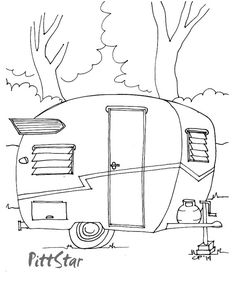 Cute Trailercaravan Colouring Page Stitches 236x305 Cute Trailercaravan Colouring Page Stitches