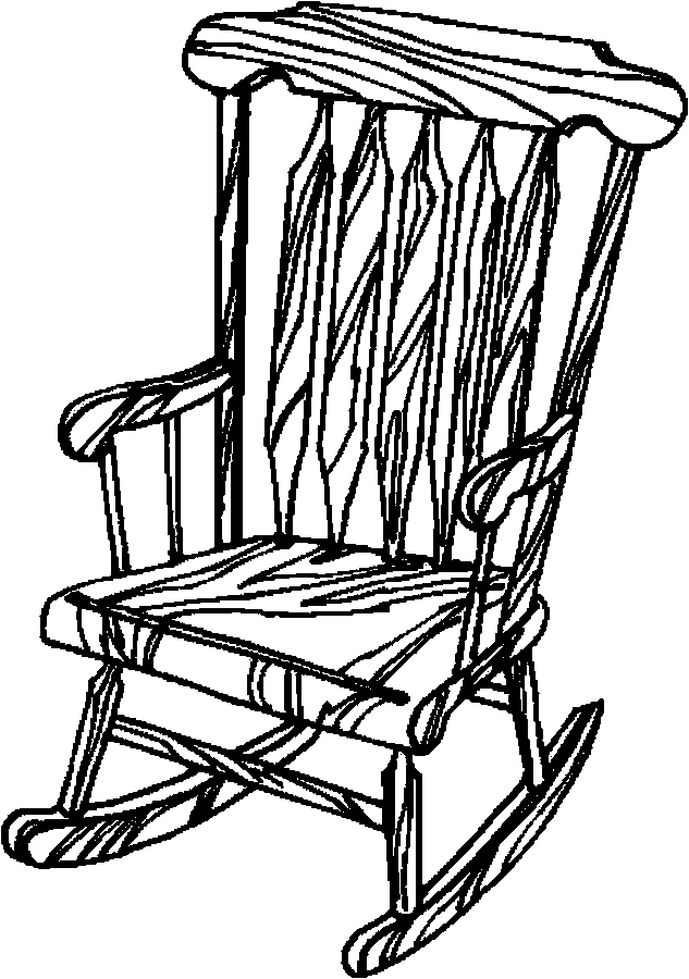 Rocking Chair Coloring Pages Printable 633x900 Rocking Chair Coloring Pages Printable