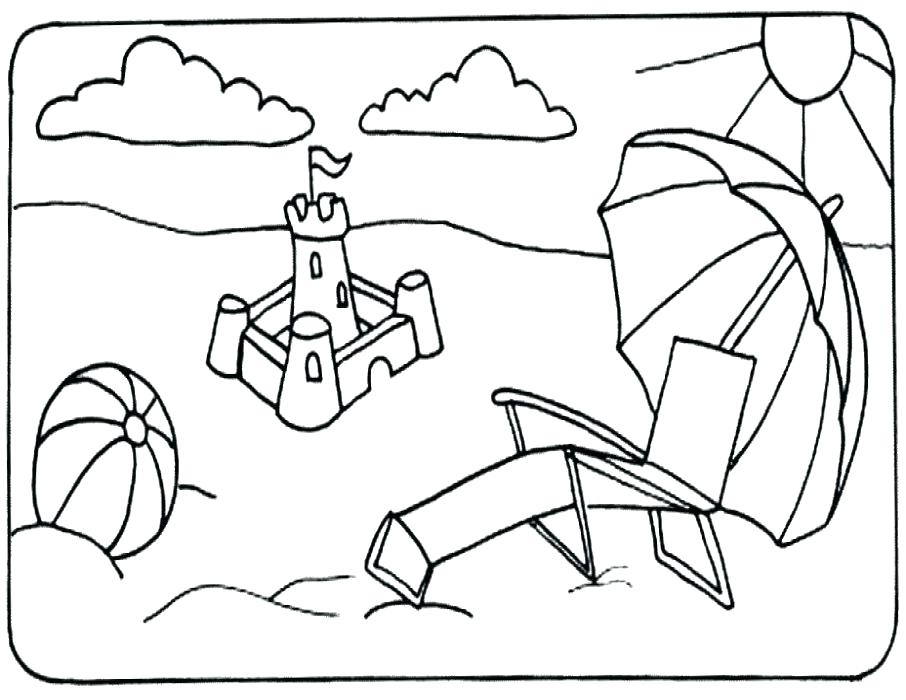 Summer Coloring Pages Pdf Beach Coloring Pages Chair Page 906x700 Summer Coloring Pages Pdf Beach Coloring Pages Chair Page