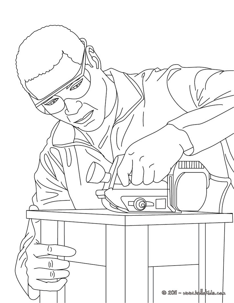 Carpenter Coloring Pages 820x1060 Carpenter Coloring Pages