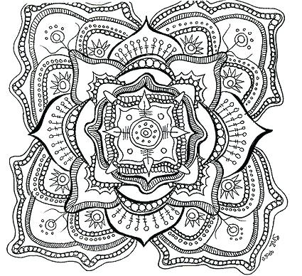 425x388 Chakra Coloring Pages Mandala Coloring Pages Printable Home