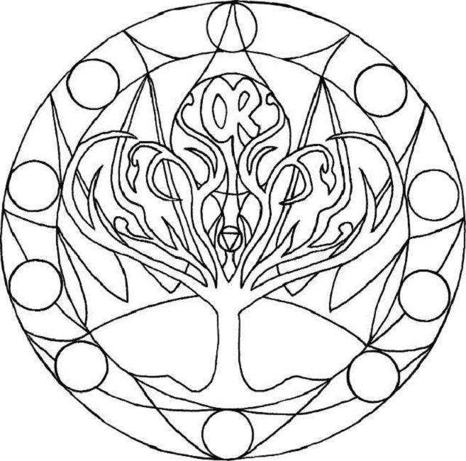 657x650 Chakra Mandala Coloring Pages Design Mandala