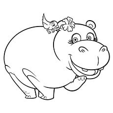 230x230 Hippo Coloring Pages For Kids Chalk It Up Seasonally New