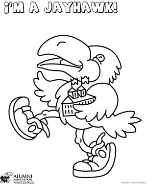 300x376 Jayhawk Coloring Pages! Will Have Kids Colorse Before