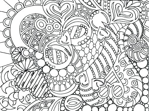 500x374 Challenging Coloring Pages For Adults Challenging Coloring Pages