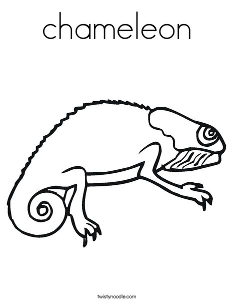 Chameleon Coloring Page 468x605 Chameleon Coloring Page