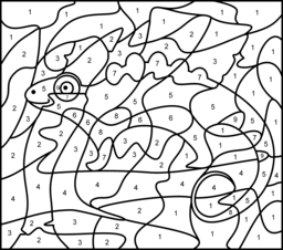 Chameleon Coloring Page 11 256x226 Chameleon Coloring Page 11