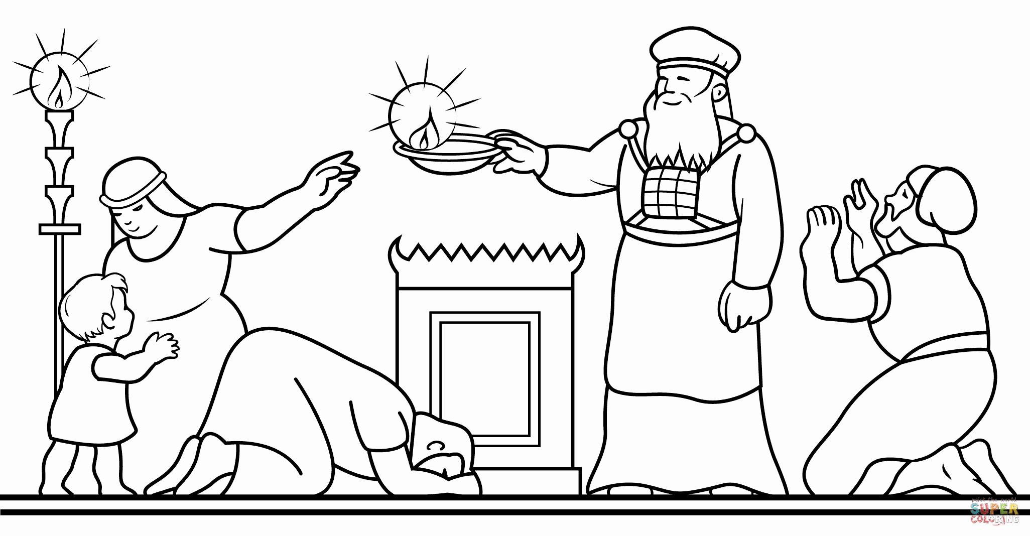 2052x1068 Free Hanukkah Pictures To Color Hanukkah Coloring Pages Printable