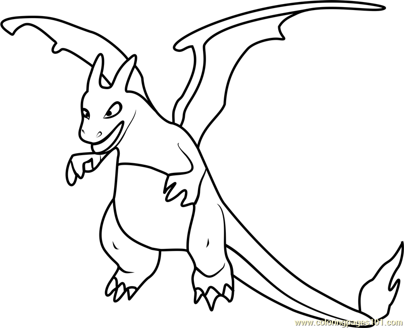 Charizard Pokemon Go Coloring Page 800x651 Charizard Pokemon Go Coloring Page