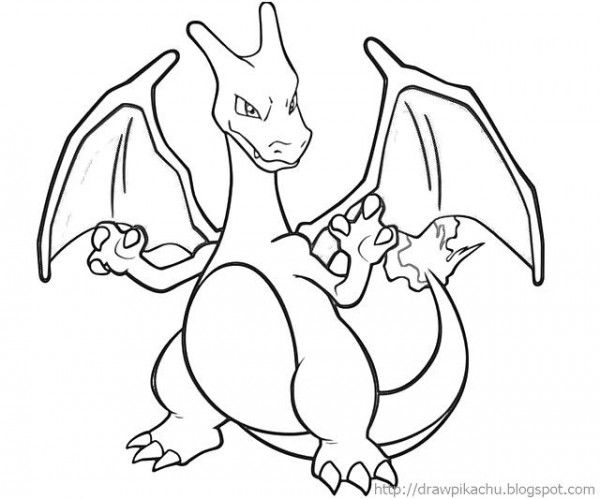Printable Charizard Coloring Tmcug 600x499 Printable Charizard Coloring Tmcug