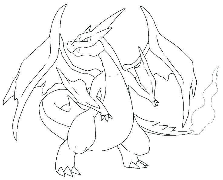 Charizard Coloring Page Mega Coloring Page Mega Coloring Pages 736x596 Charizard Coloring Page Mega Coloring Page Mega Coloring Pages