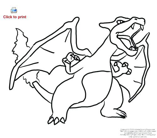 500x439 Charizard Para Colorear Para Coloring Pages Free Printable Para
