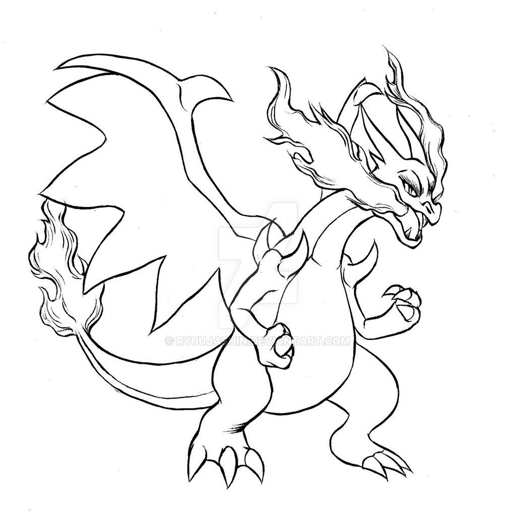 1024x1054 Pokemon Coloring Pages Mega Charizard Ex Pokemon Coloring Pages