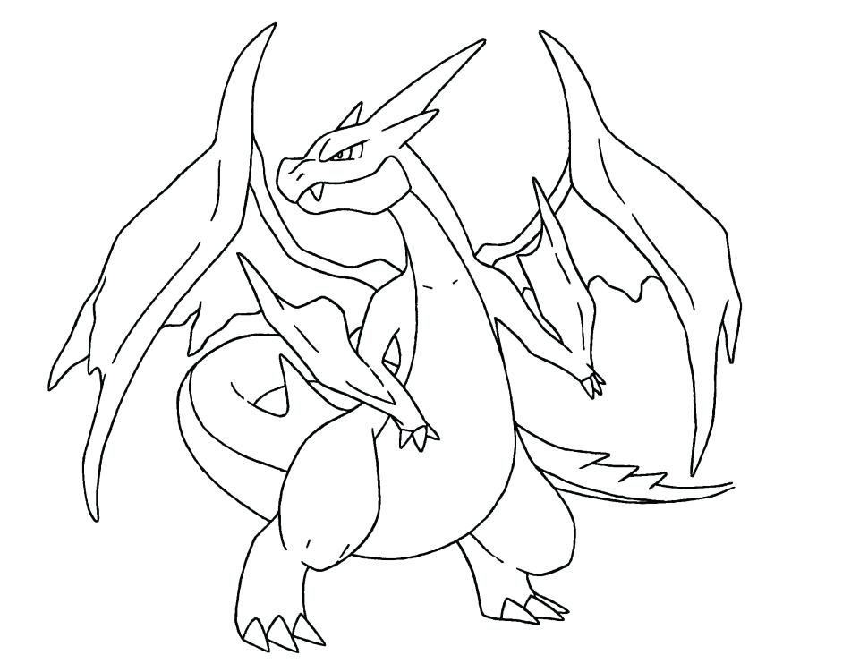 Charizard Ex Coloring Pages at GetColorings.com | Free printable ...