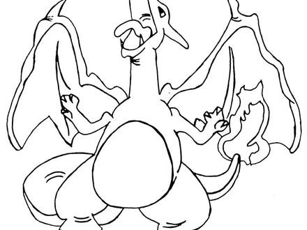 Charizard Pokemon Coloring Page