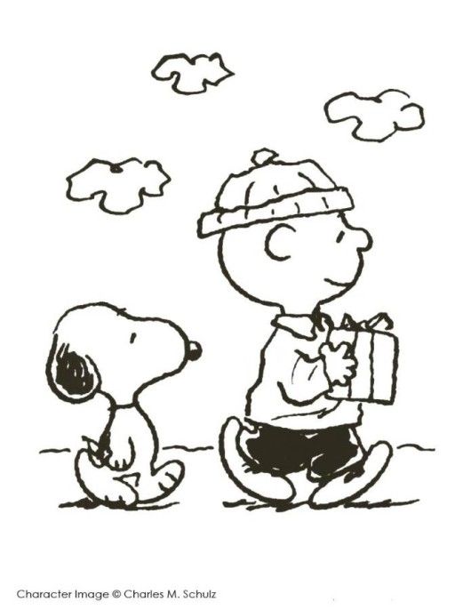 Charlie Brown And Snoopy Christmas Coloring Page 530x686 Charlie Brown And Snoopy Christmas Coloring Page