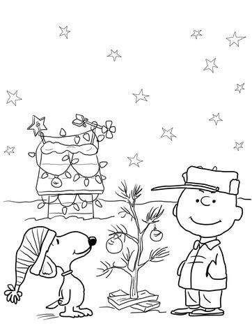 Charlie Brown Christmas Coloring Pages To Print Click To See 362x480 Charlie Brown Christmas Coloring Pages To Print Click To See