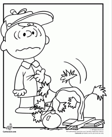 A Charlie Brown Christmas Coloring Activity 231x283 A Charlie Brown Christmas Coloring Activity