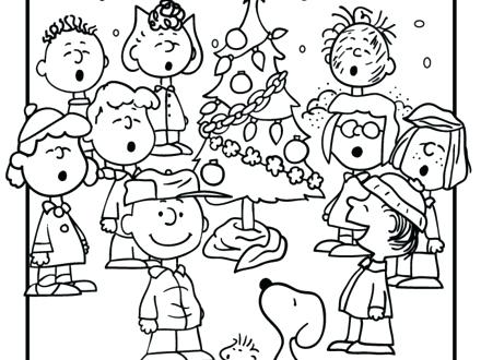 Charlie Brown Christmas Coloring Charlie Brown Coloring Pages 440x330 Charlie Brown Christmas Coloring Charlie Brown Coloring Pages