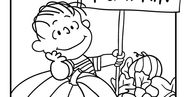 600x315 The Great Pumpkin Coloring Pages