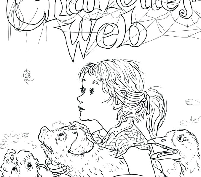 Charlottes Web Coloring Pages Full Page Coloring Pages Awesome Web 678x600 Charlottes Web Coloring Pages Full Page Coloring Pages Awesome Web