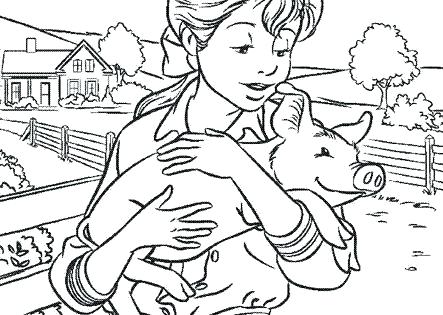 Charlottes Web Coloring Pages Spider With Blank Web Coloring Page 443x315 Charlottes Web Coloring Pages Spider With Blank Web Coloring Page