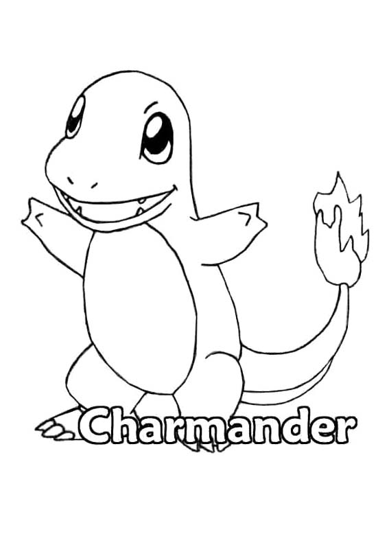 Charmander Coloring Page at GetColorings.com | Free printable colorings ...