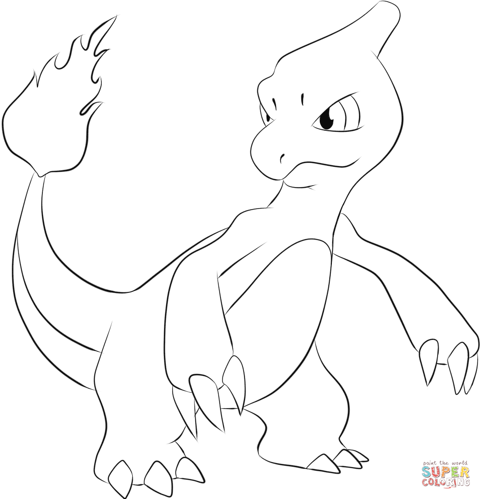 Charmeleon Coloring Page Free Printable Coloring Pages 964x1000 Charmeleon Coloring Page Free Printable Coloring Pages