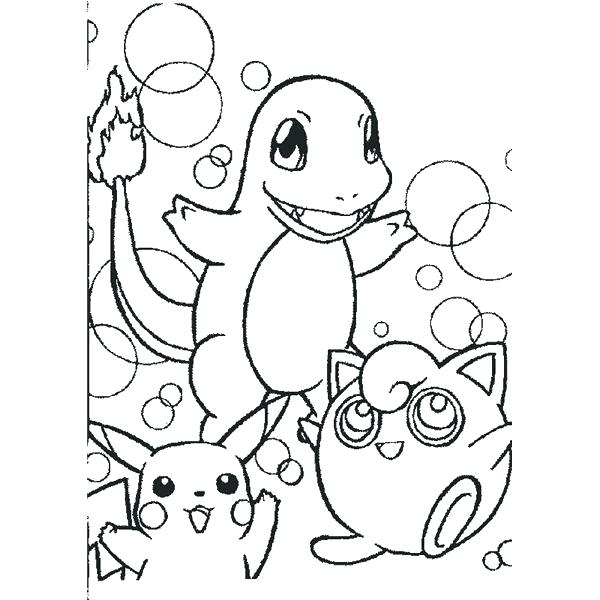 Charmander Coloring Pages 600x600 Charmander Coloring Pages