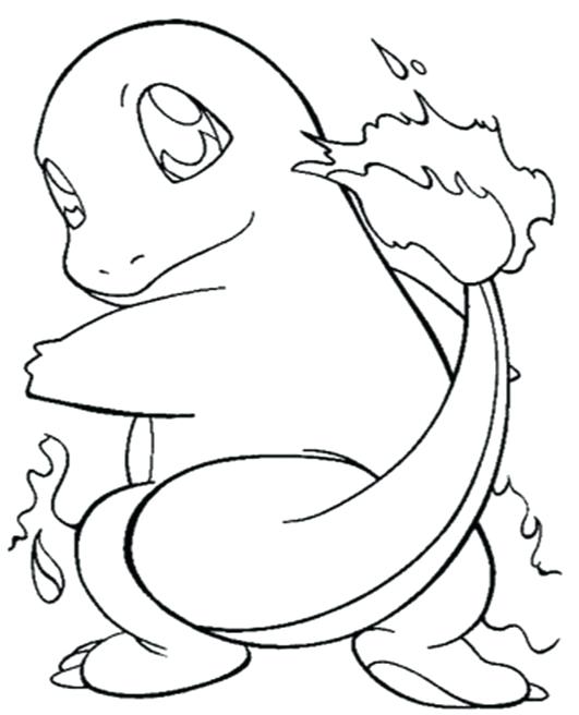 Charmander Printable Coloring Pages 531x656 Charmander Printable Coloring Pages