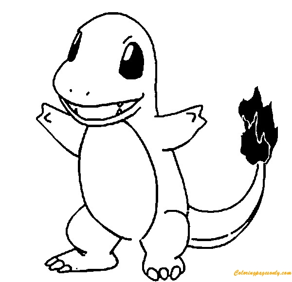 Charmander Coloring Page Charmander Coloring Page Free Coloring 600x579 Charmander Coloring Page Charmander Coloring Page Free Coloring