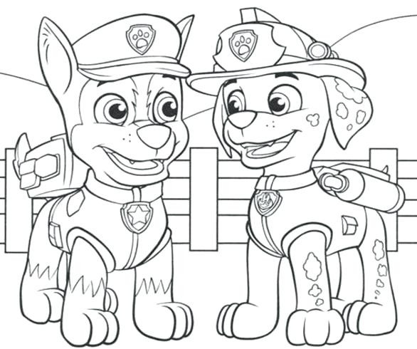 Printable Paw Patrol Coloring Pages Awesome Paw Patrol Chase 586x490 Printable Paw Patrol Coloring Pages Awesome Paw Patrol Chase