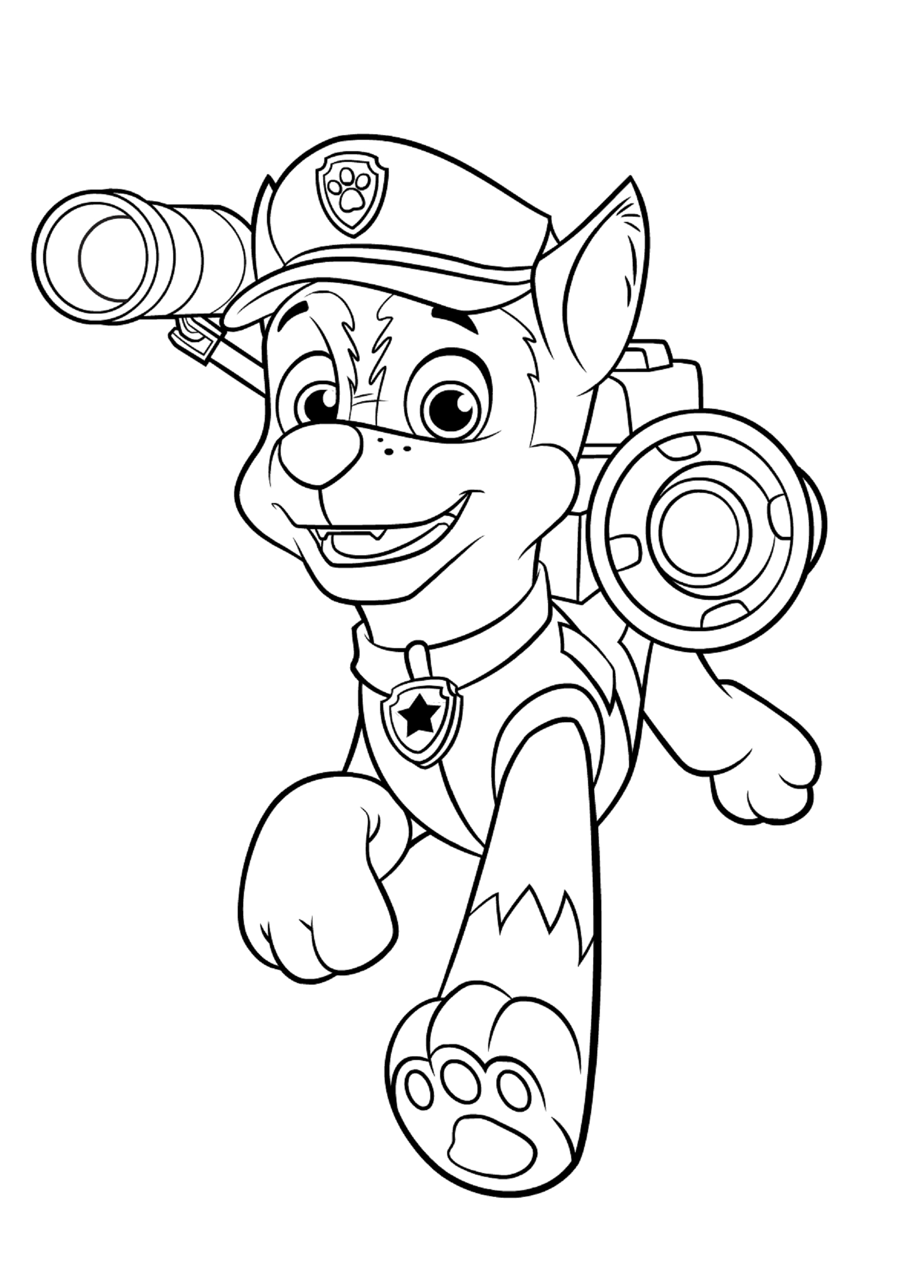 The Truth About Chase Paw Patrol Coloring Page 1753x2479 The Truth About Chase Paw Patrol Coloring Page