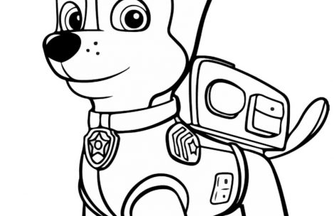 Paw Patrol Coloring Pages Chase Just Colorings 469x304 Paw Patrol Coloring Pages Chase Just Colorings