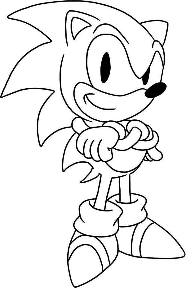 Sonic The Hedgehog Colouring Page Sonic The Hedgehog 600x926 Sonic The Hedgehog Colouring Page Sonic The Hedgehog