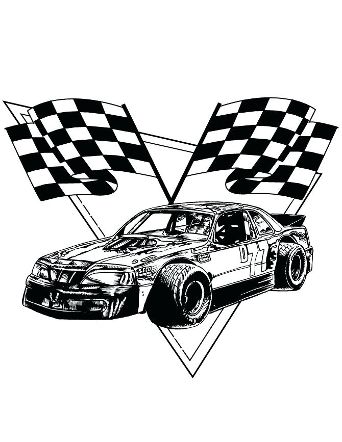Checkerboard Race Car Pencil And In Color Checkerboard 670x867 Checkerboard Race Car Pencil And In Color Checkerboard