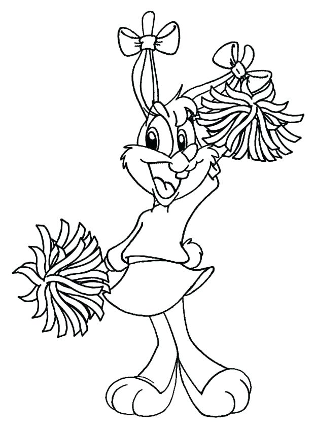621x850 Cheer Coloring Pages Cheerleader Coloring Page At Cheer Coloring