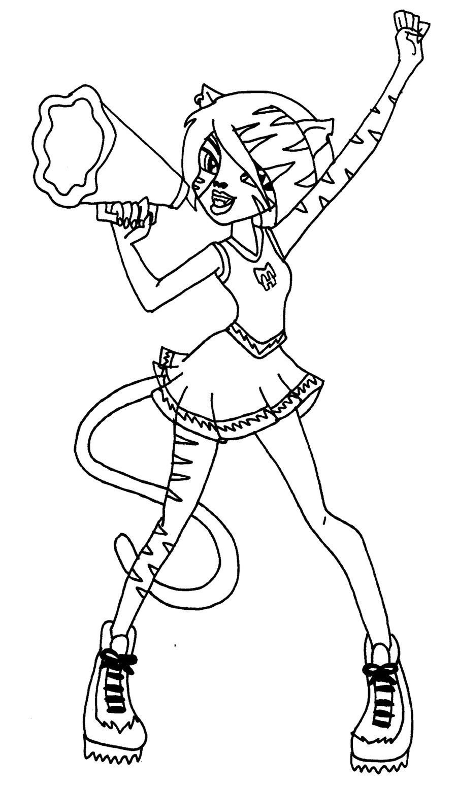 900x1550 Cheerleader Coloring Page Rare Cheerleading Pages For Kids Pom