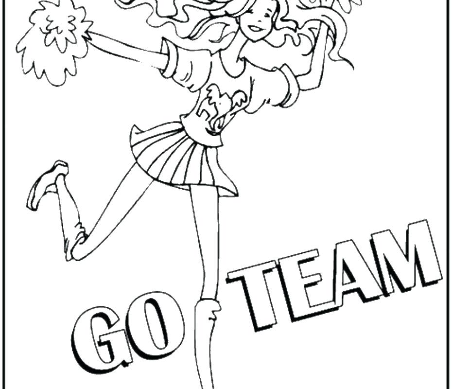 930x800 Cheerleaders Coloring Pages Cheerleaders Coloring Pages For Sports