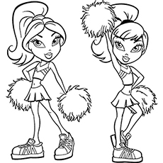230x230 25 Beautiful Free Printable Cheerleading Coloring Pages Online