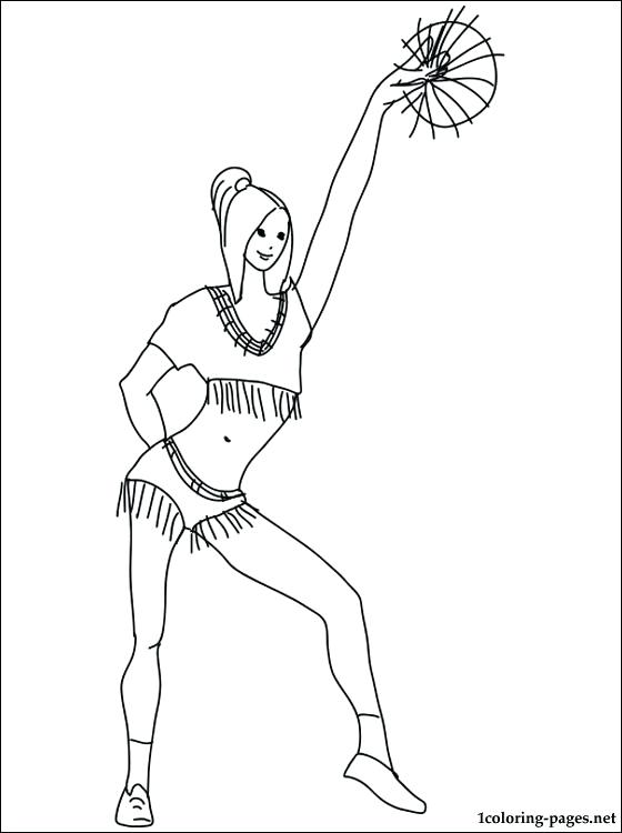 560x750 Cheerleading Coloring Pages Coloring Page Cheerleading Megaphone