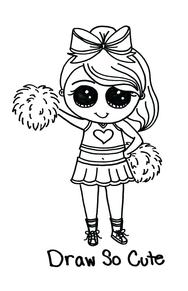 618x956 Cheerleading Coloring Pages Coloring Pages Cute Cheerleader
