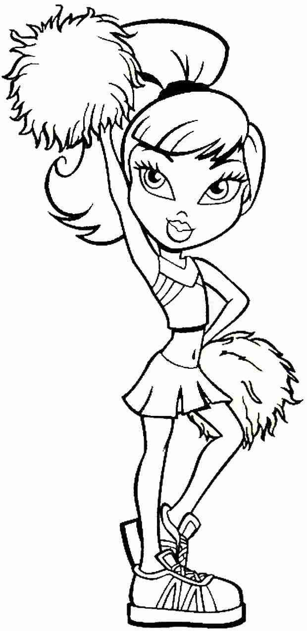 620x1273 Cheerleading Coloring Pages Paginone Biz Endear Olegratiy