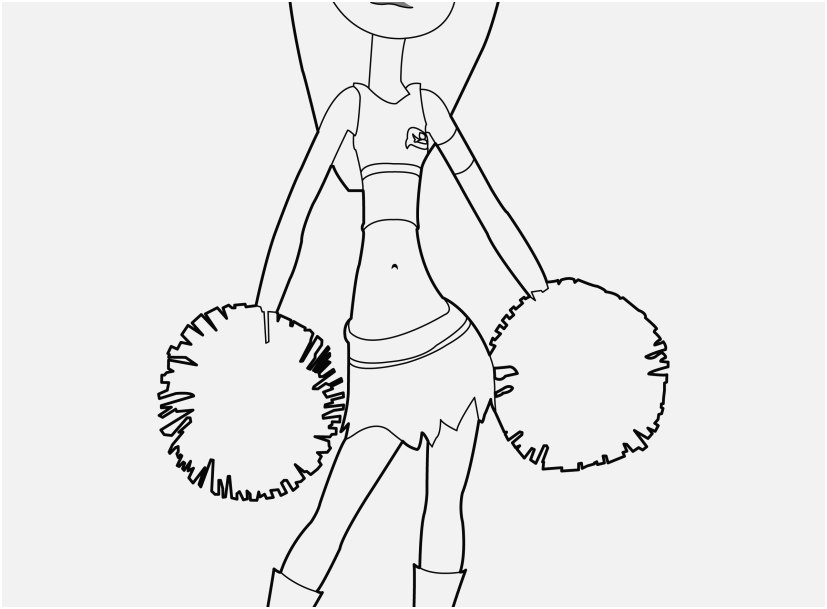 827x609 Cheer Up Coloring Pages Shoot Cheerleading Megaphone Coloring