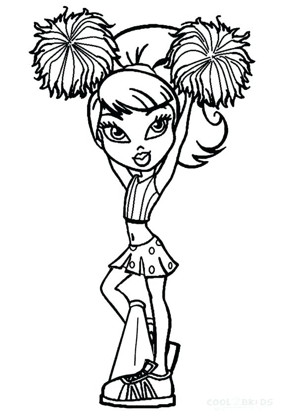 600x850 Printable Coloring Pages For Kids Coloring Pages Cheerleading