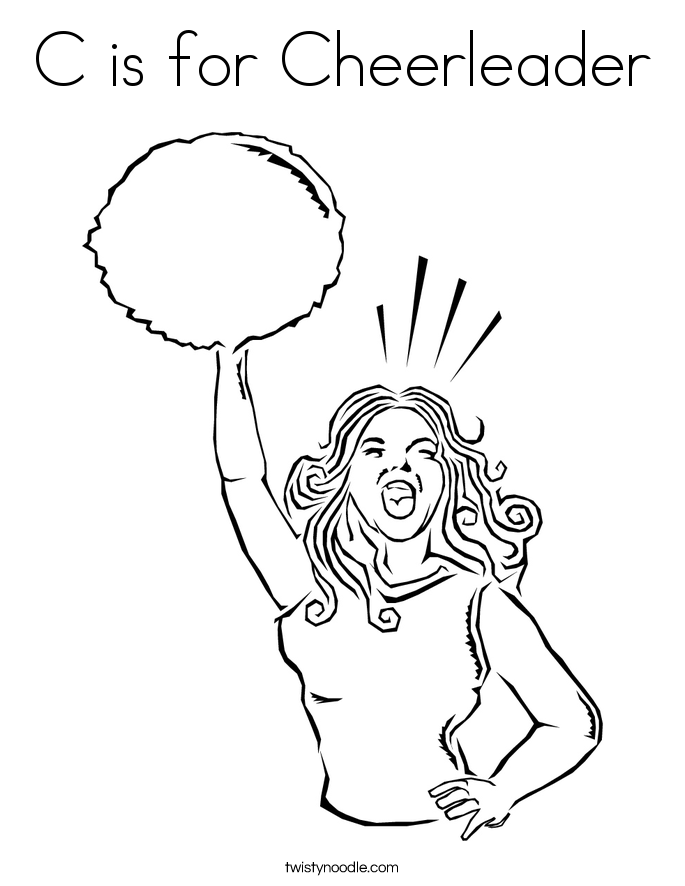 685x886 Cheerleader Coloring Pages