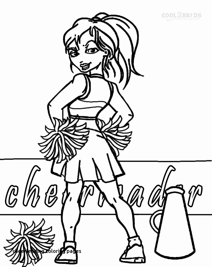 675x850 Megaphone Coloring Page Unique Cheerleading Coloring Pages