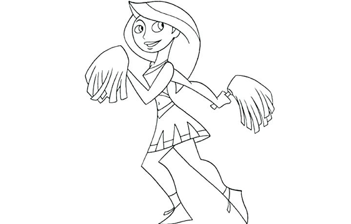 720x460 Cheerleading Coloring Page Cheerleader Coloring Pictures